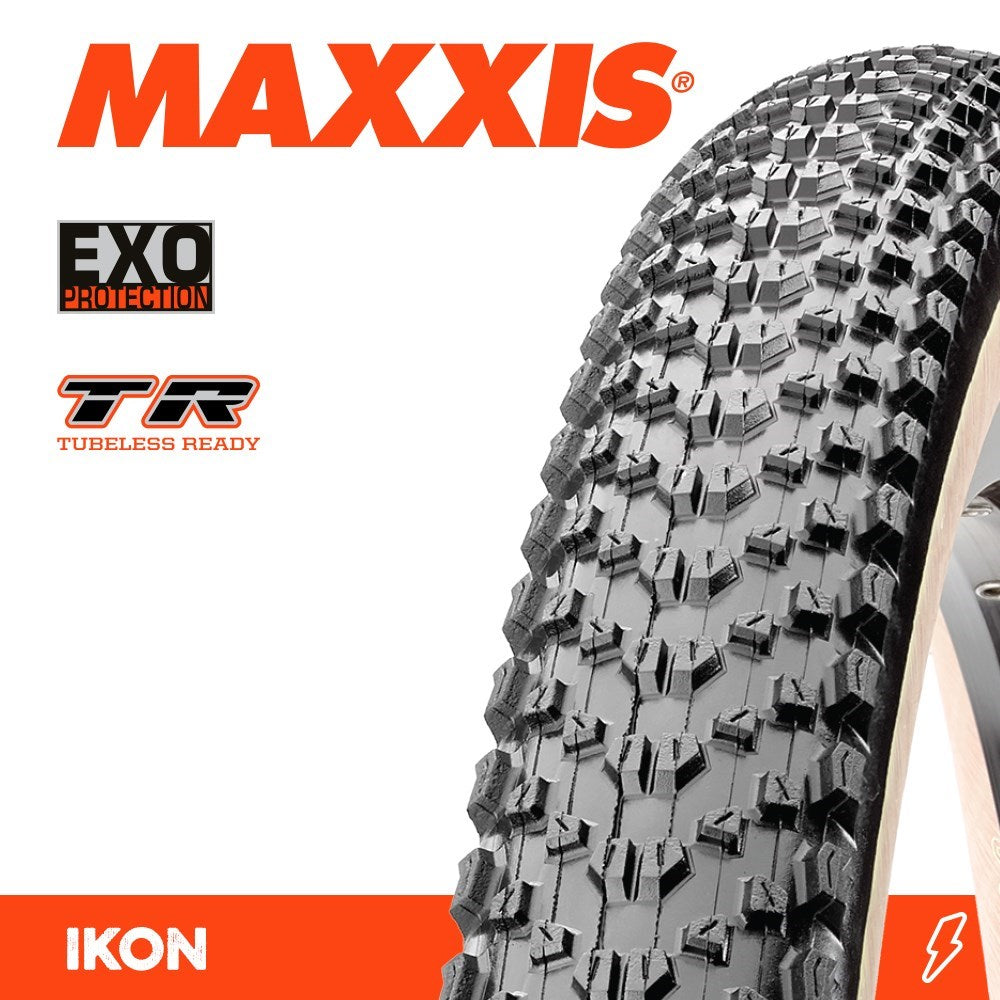 Maxxis Ikon 26 X 2.20 Exo Tr Tanwall Fold 60Tpi E-25 - Ultimate Cycles Nowra