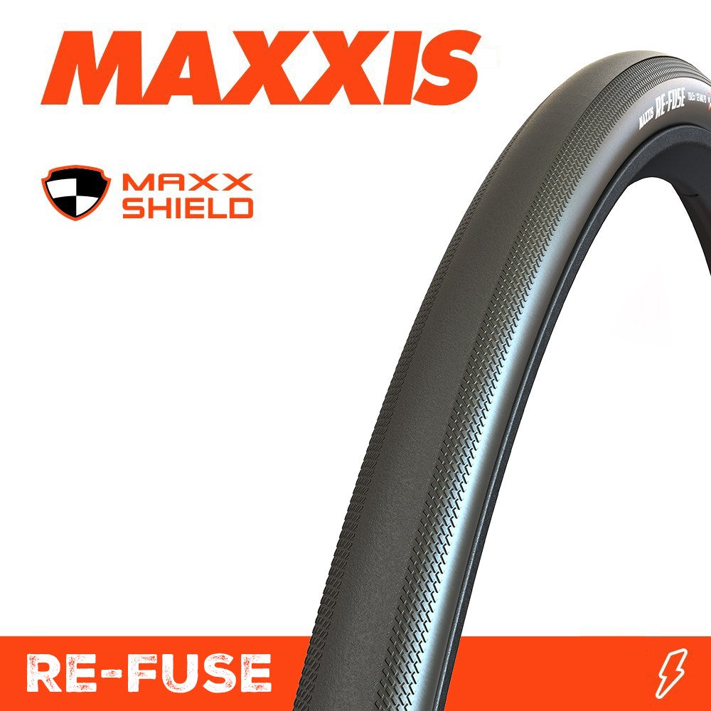 Maxxis Re-Fuse 700 X 28C (New 2024) Maxxshield Fold 60Tpi E-25 - Ultimate Cycles Nowra