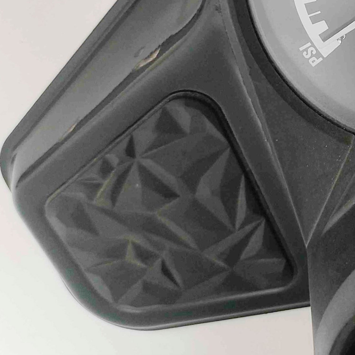 Azur BV Floor Pump Dual Valve High Volume 58psi Black