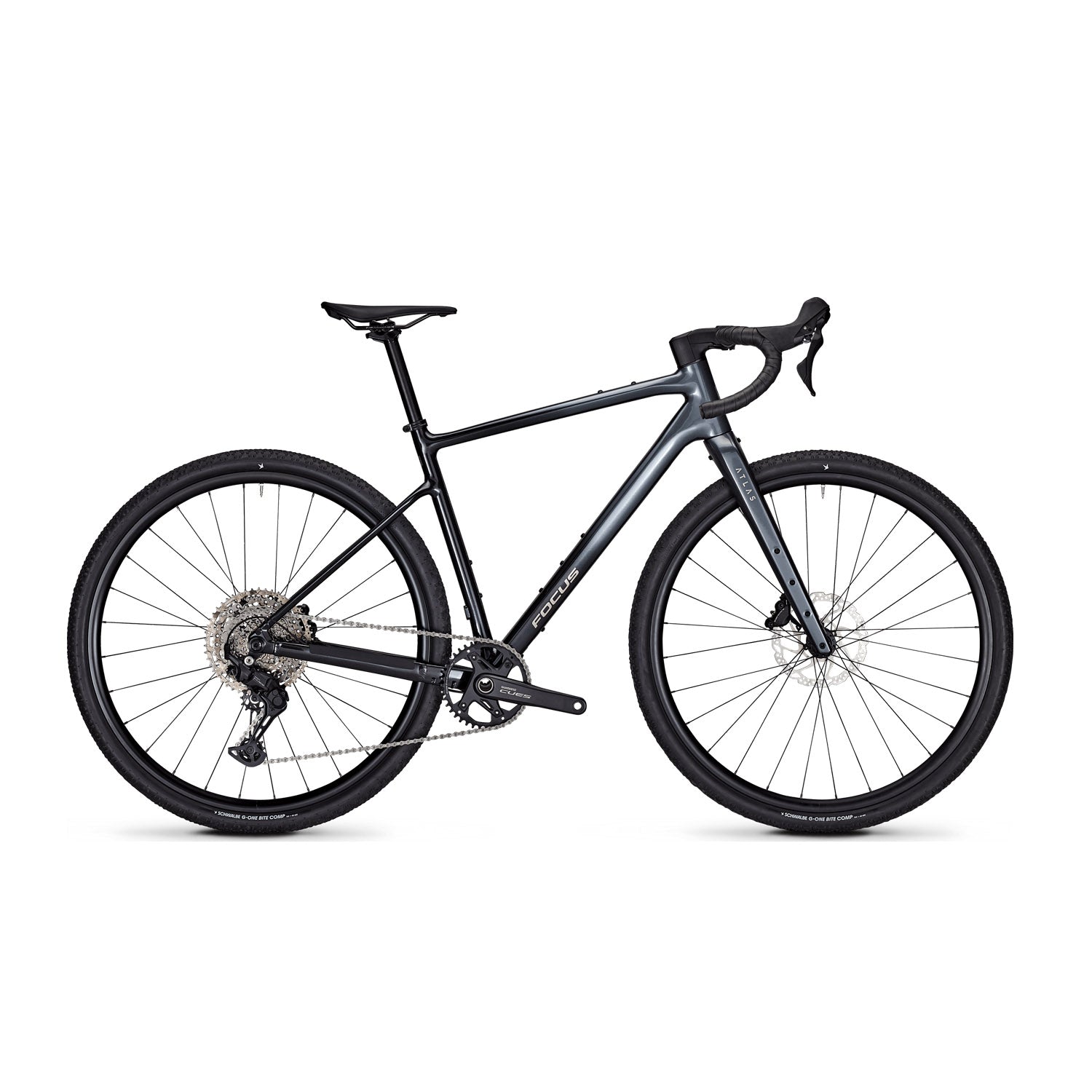 Focus Atlas 6.7 F26 Steel Grey / Diamond Black Medium - Ultimate Cycles Nowra