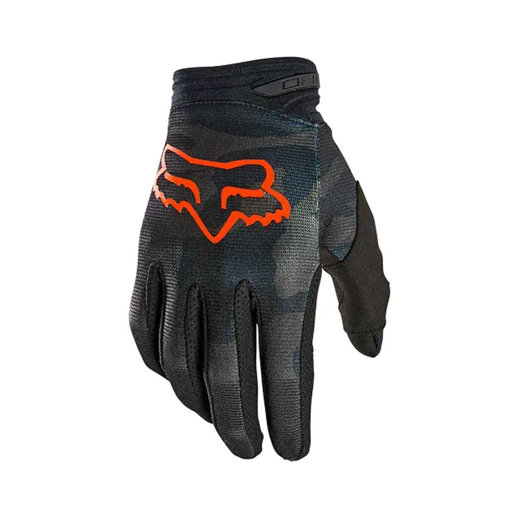 Fox 180 Trev Glove Blk Cam - Ultimate Cycles Nowra