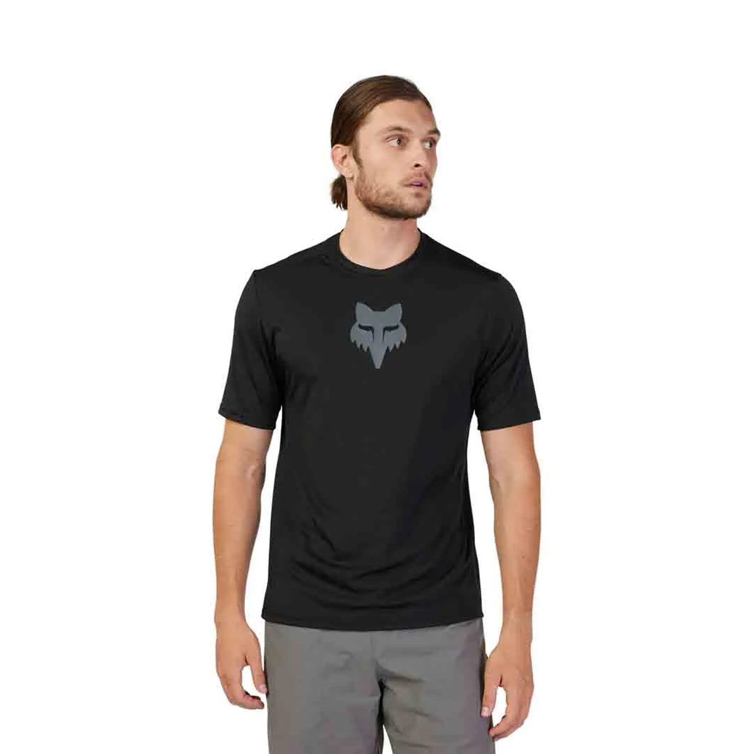 Fox Ranger Ss Jersey Lab Head Blk - Ultimate Cycles Nowra