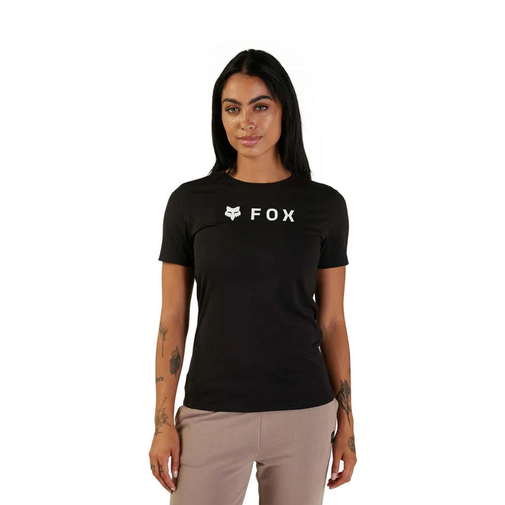 Fox Wmns Absolute Tech Tee Blk - Ultimate Cycles Nowra