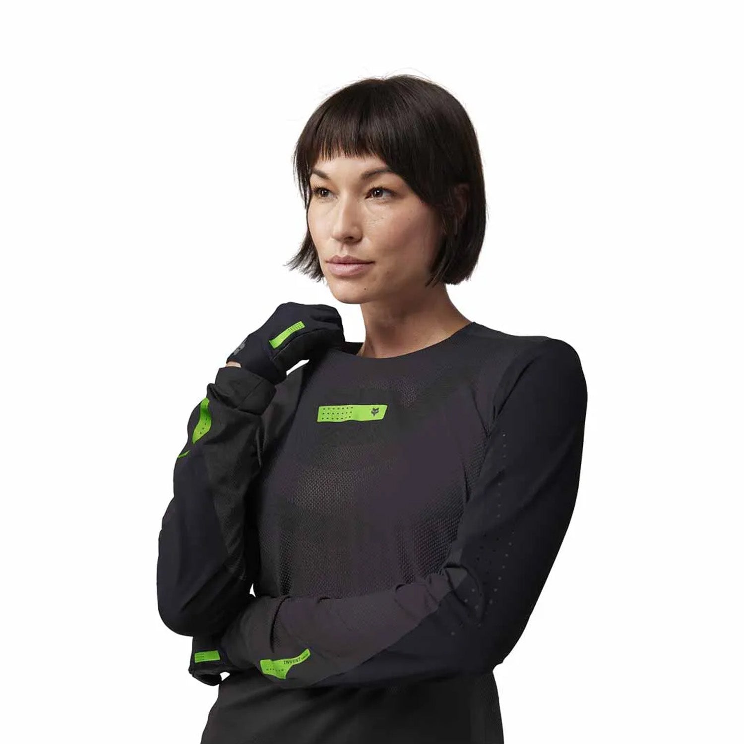 Fox Wmn Rawtec Jsy Black - Ultimate Cycles Nowra