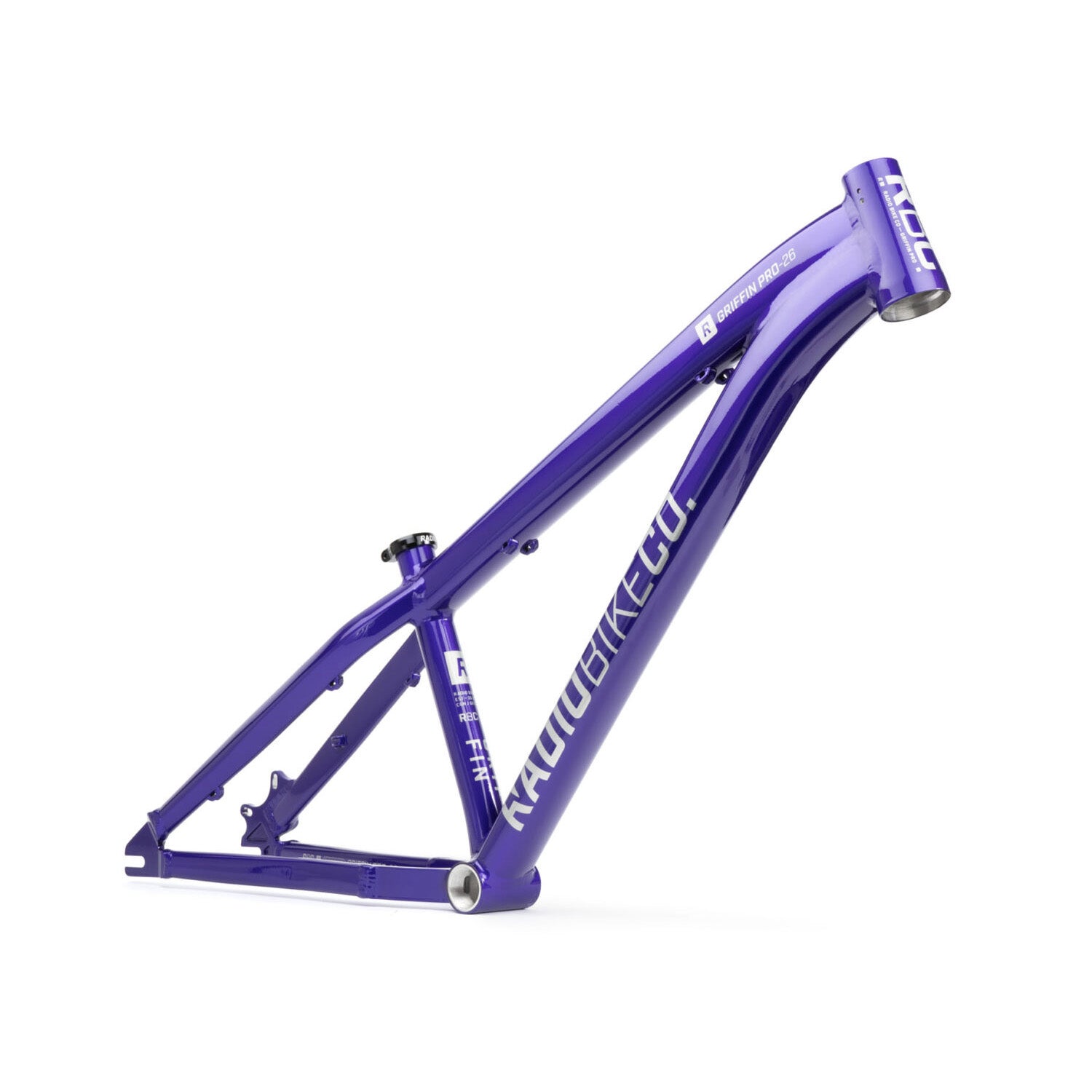 Radio Griffin Pro 26" Dirtjump Frame Purple - Ultimate Cycles Nowra