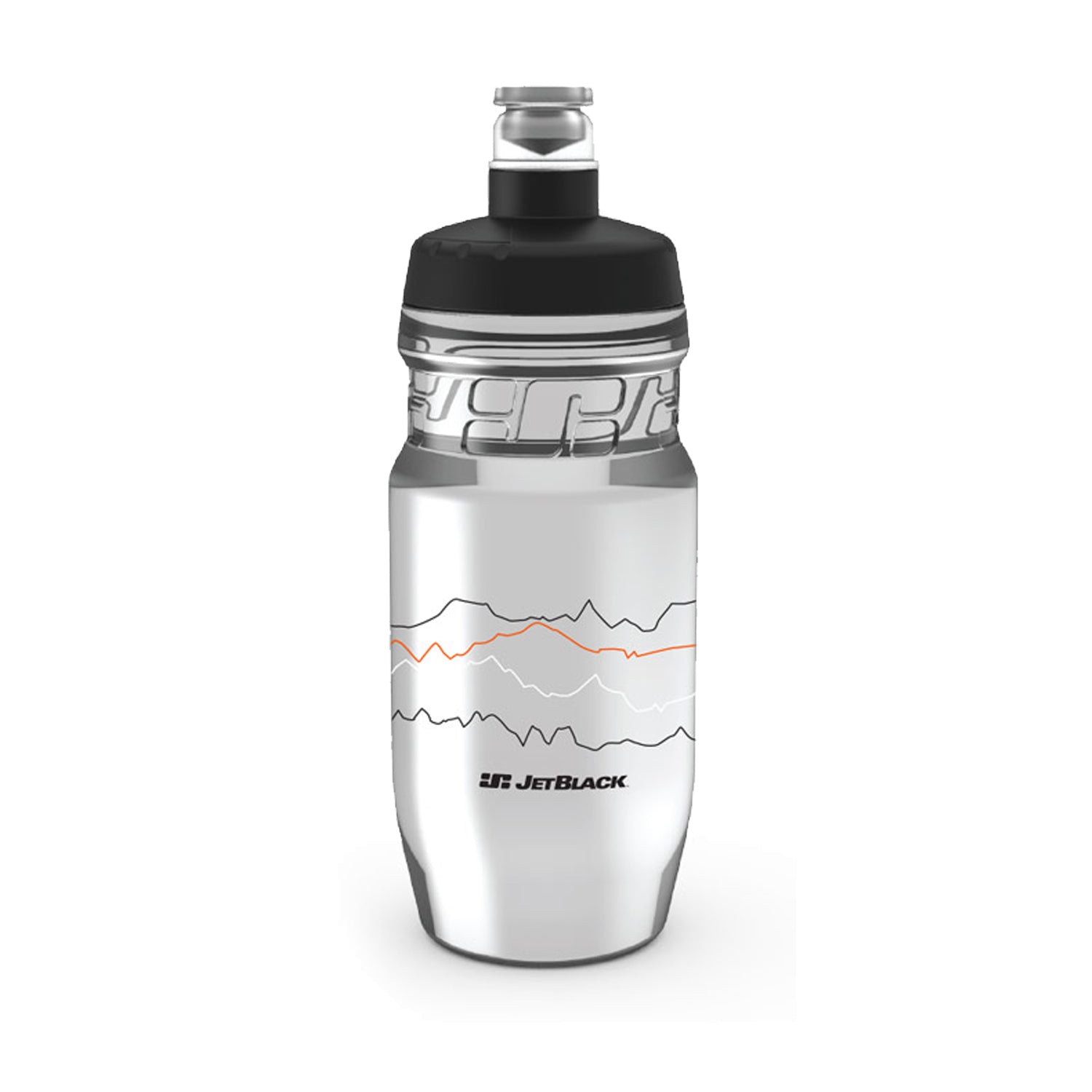 JetBlack Tubeless Icon Bottle 600ml Clear - Ultimate Cycles Nowra