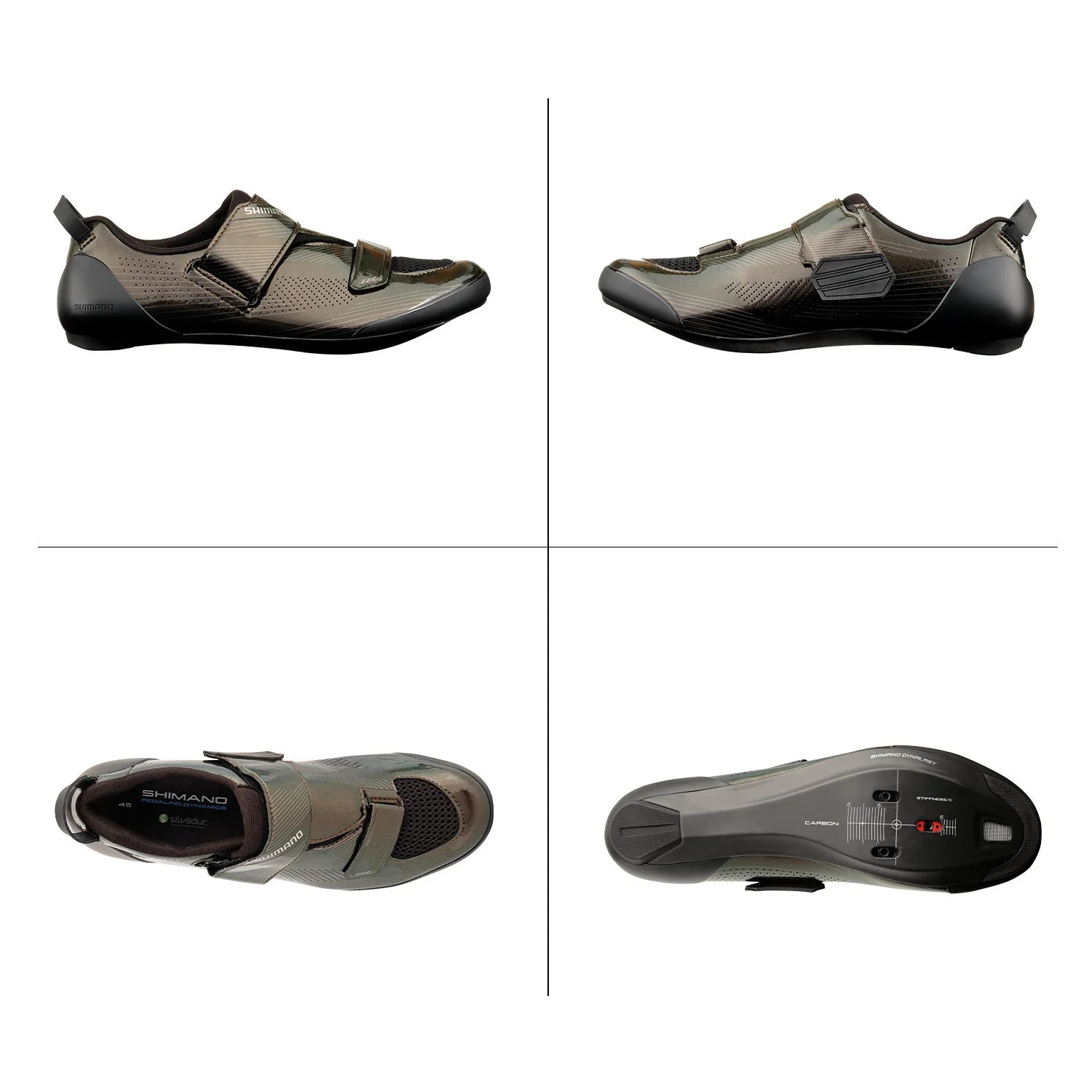 Shimano Sh-tr901 Tri Shoes Black Pearl - Ultimate Cycles Nowra