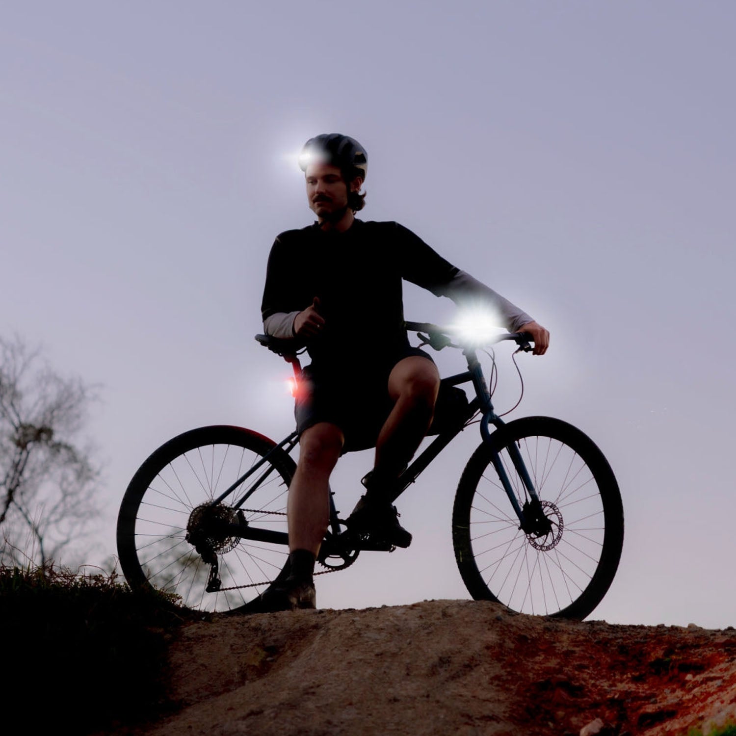 Knog Plus Front / Rear Light 40 Lumen Black