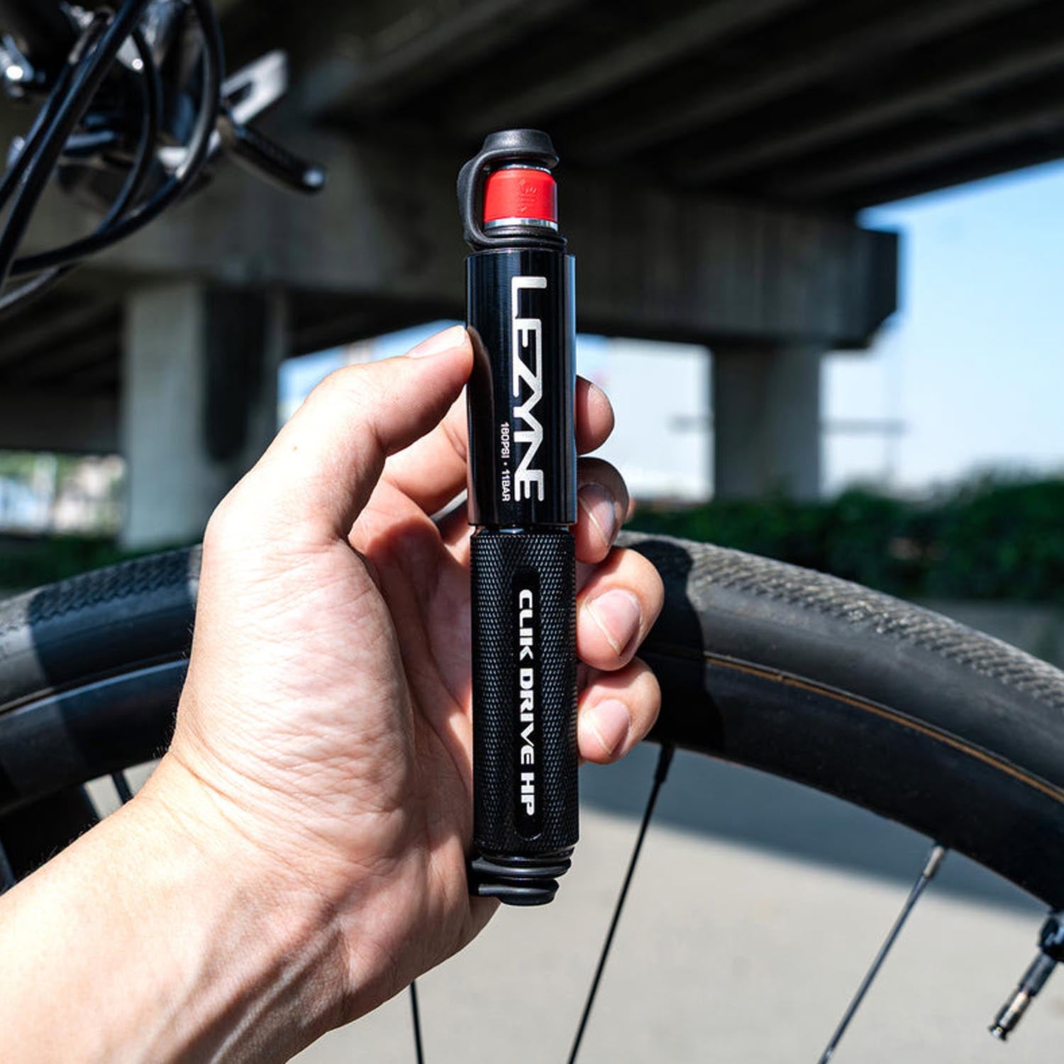 Lezyne Clik Drive HP Mini Pump 160psi Black