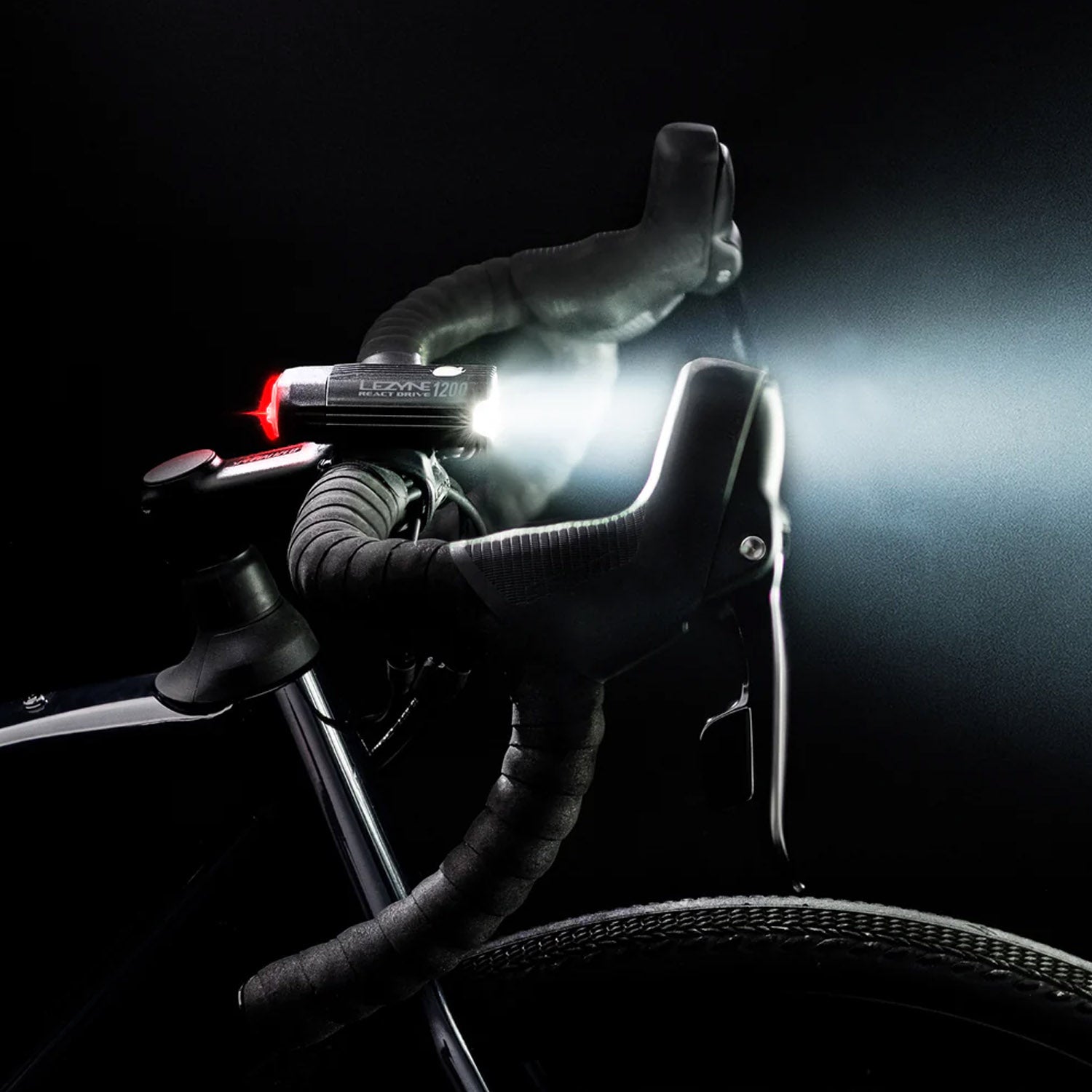 Lezyne Radar React System Rear Radar + 300 Lumen Light and Front 1200 Lumen Light
