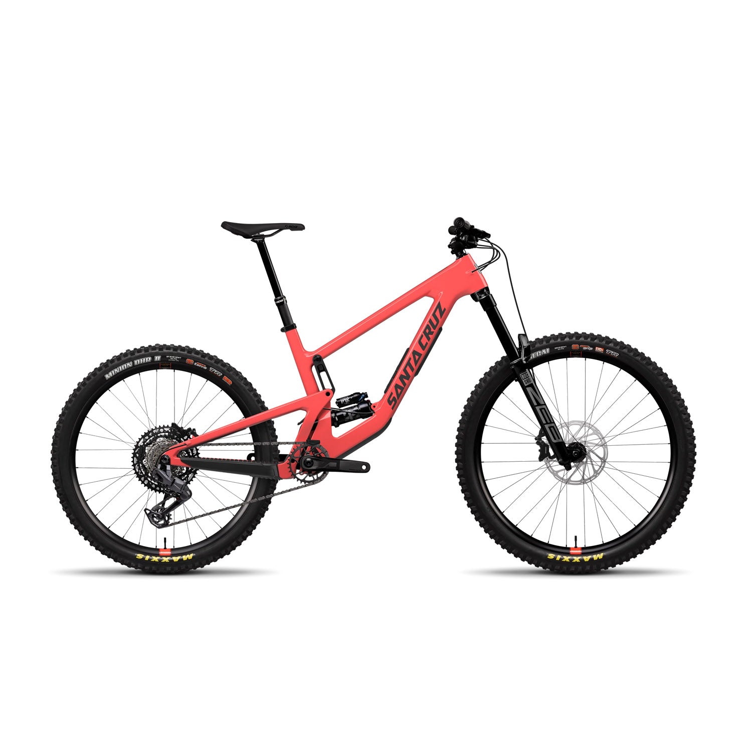 Santa Cruz Nomad 6 C 70 Kit Large Gloss Coral - Ultimate Cycles Nowra