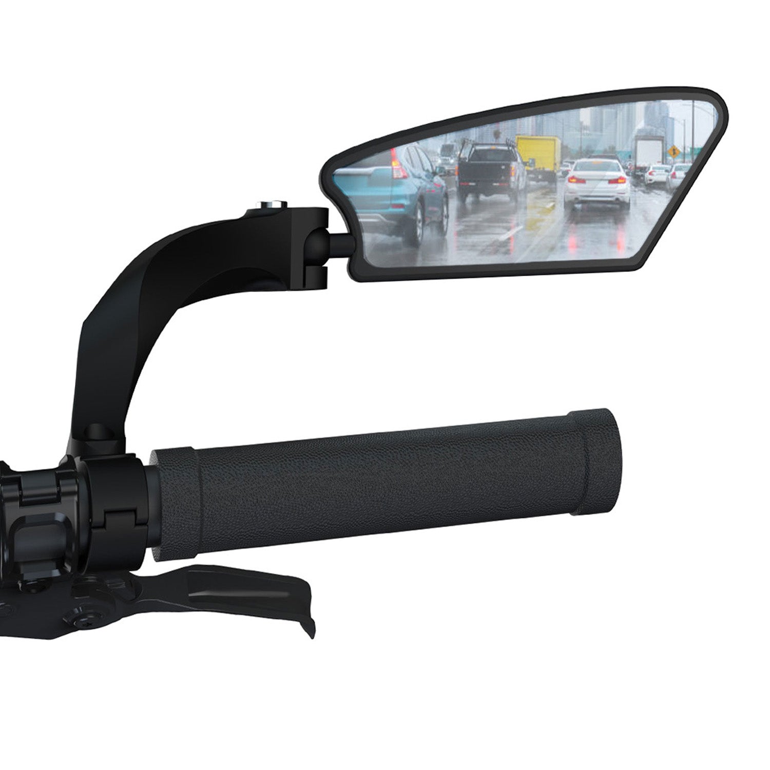 Oxford E-Mirror Right Hand Side Adjustable Black - Ultimate Cycles Nowra