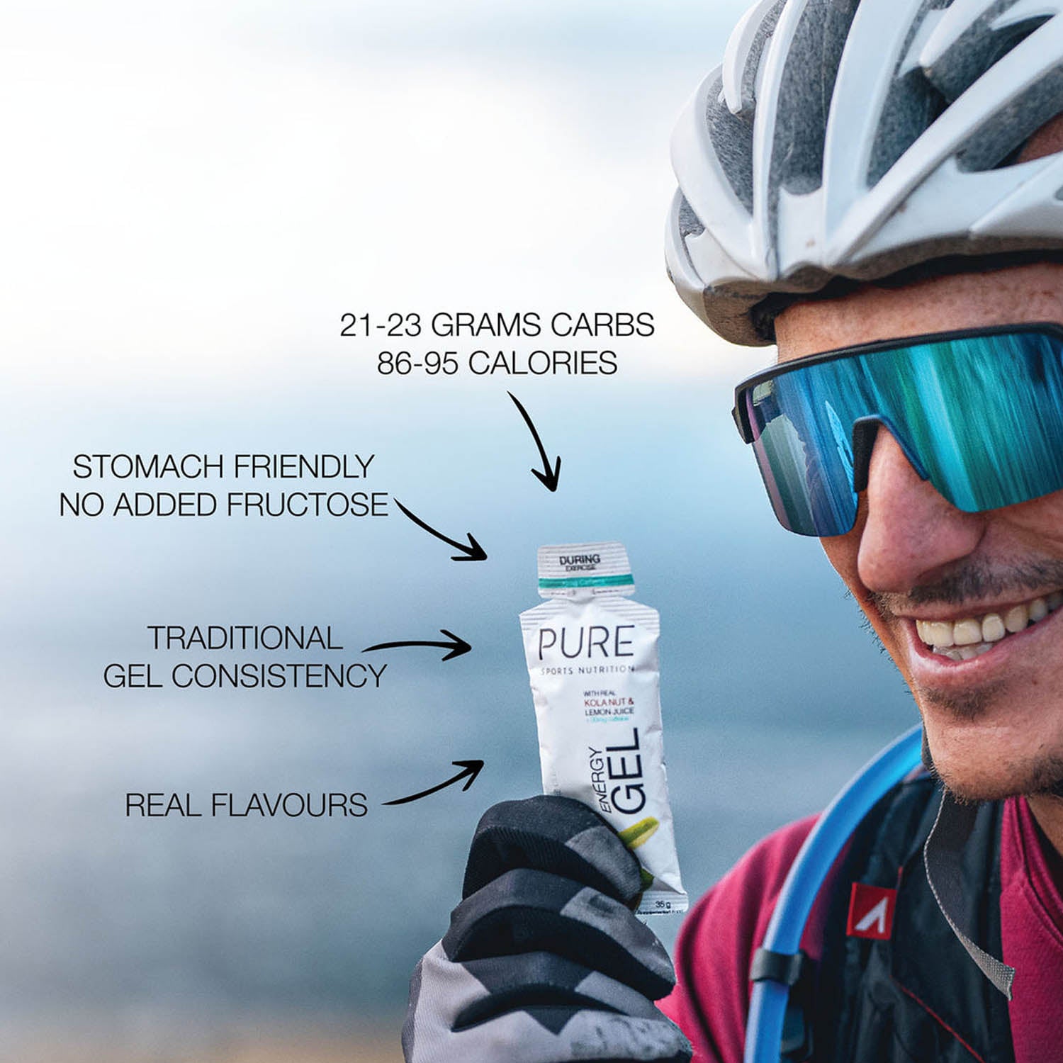 Pure Energy Gel 35g Cola & Caffeine - Ultimate Cycles Nowra