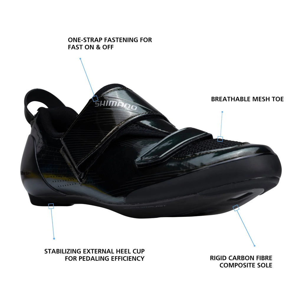 Shimano Sh-tr901 Tri Shoes Black Pearl - Ultimate Cycles Nowra