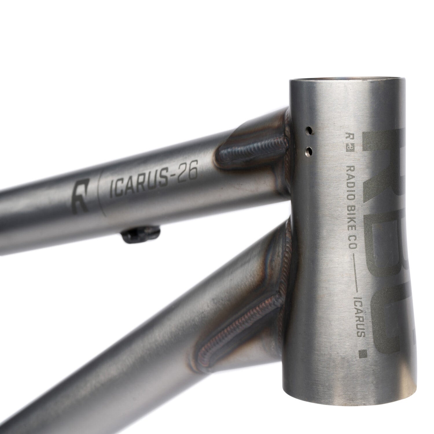 Radio Icarus 26" Dirtjump Frame Raw Alloy - Ultimate Cycles Nowra