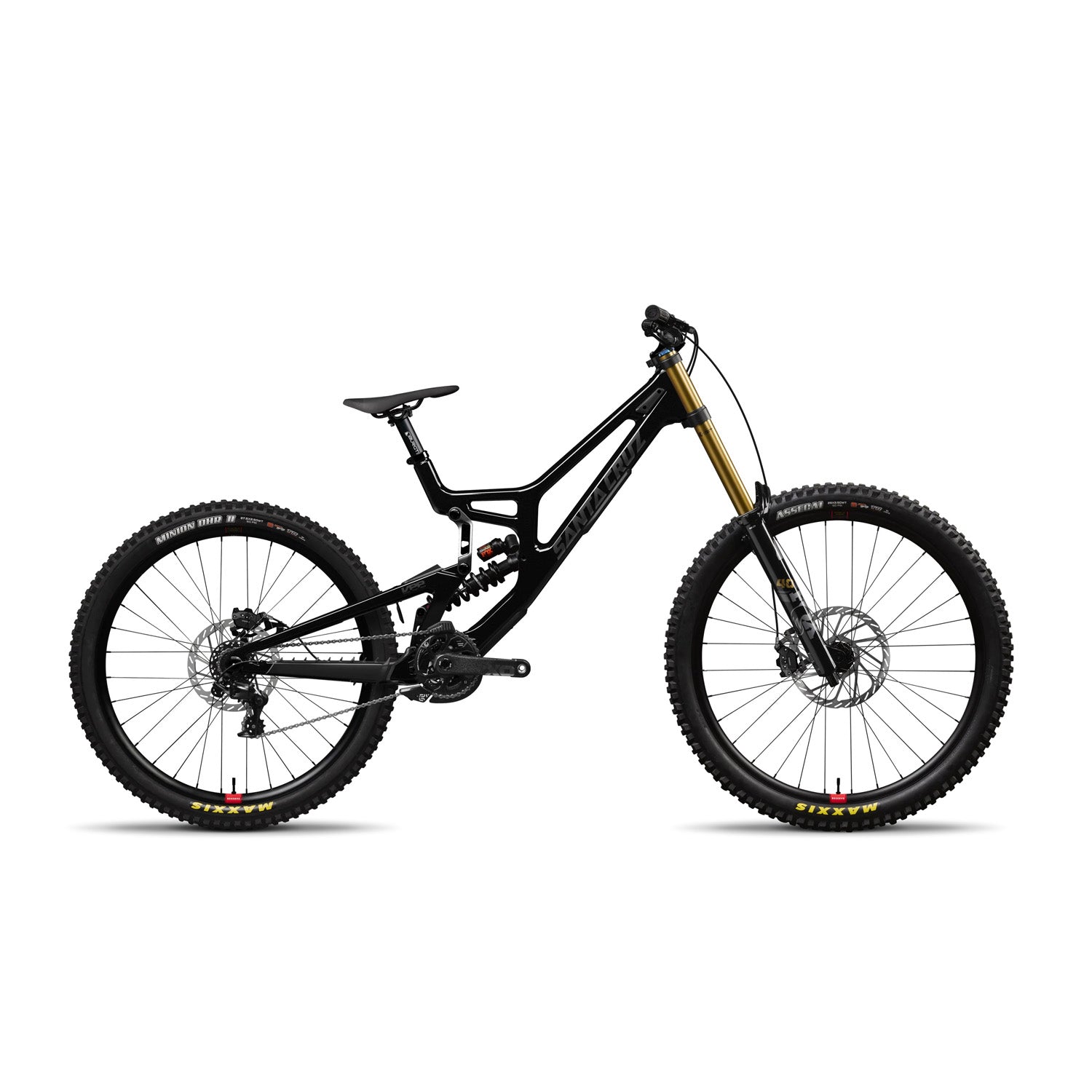 Santa Cruz V10 8 CC MX DH X01 Kit SC26 Gloss Black Sparkle Medium - Ultimate Cycles Nowra