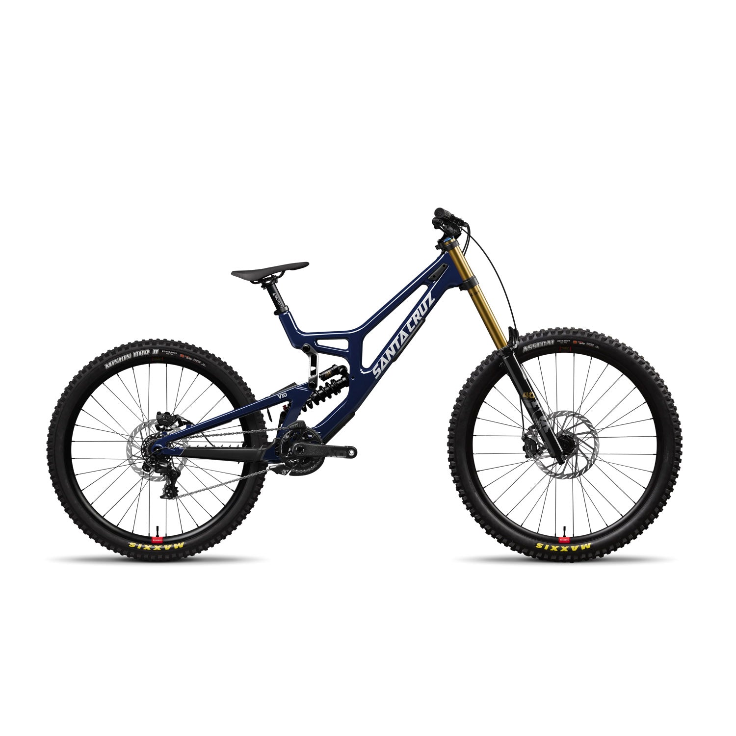 Santa Cruz V10 CC DH X01 Kit Gloss Liquid Blue Large