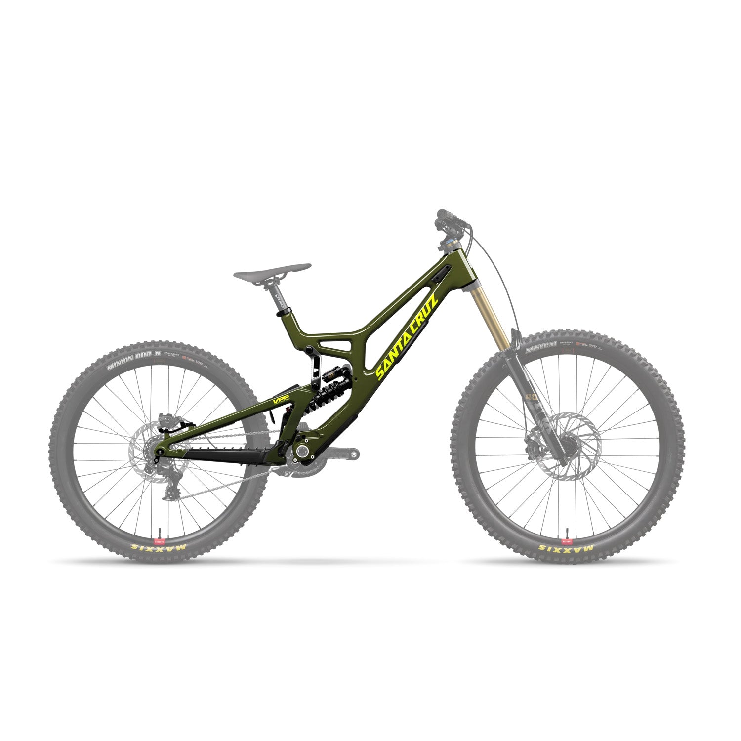 Santa Cruz V10 8 CC Frame SC26 Gloss Kelp Green Large