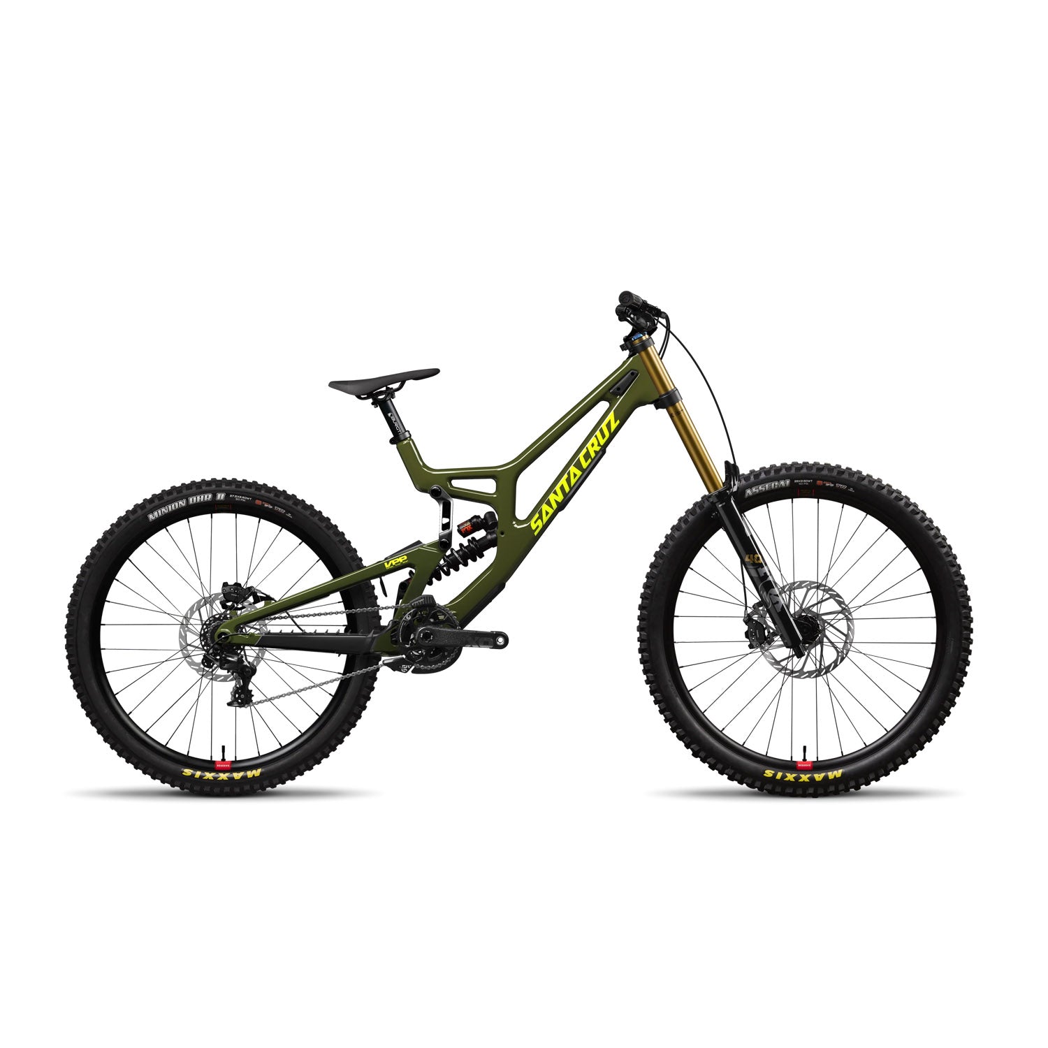 Santa Cruz V10 8 CC MX DH X01-Kit SC26 Gloss Kelp Green Medium - Ultimate Cycles Nowra